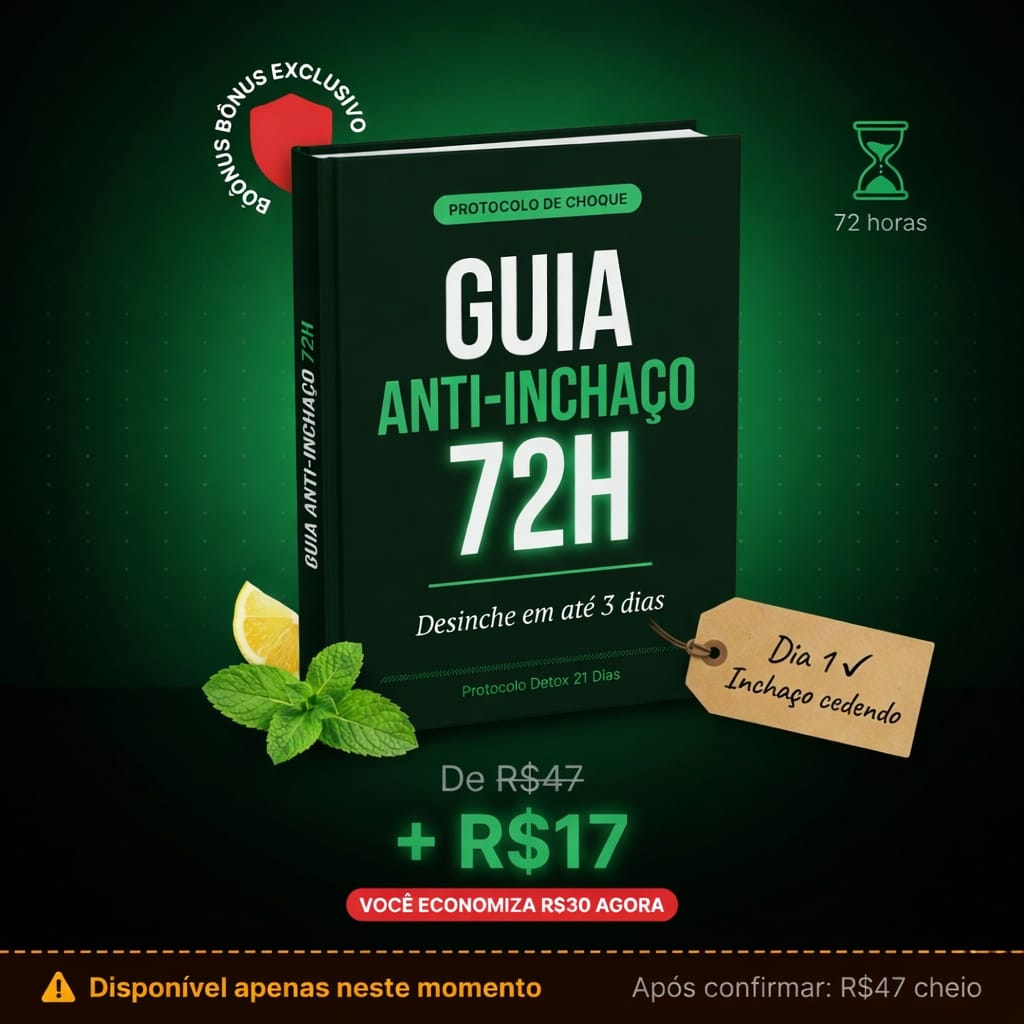 Guia Anti-Inchaço 72h — Protocolo de Choque